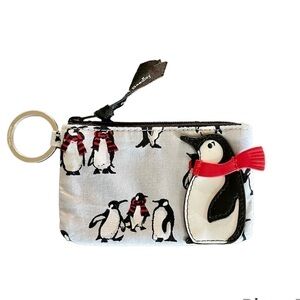 VERA BRADLEY CHANGE & ID PURSE. IN NEW CONDITION. 5”W X 3 1/2”H.